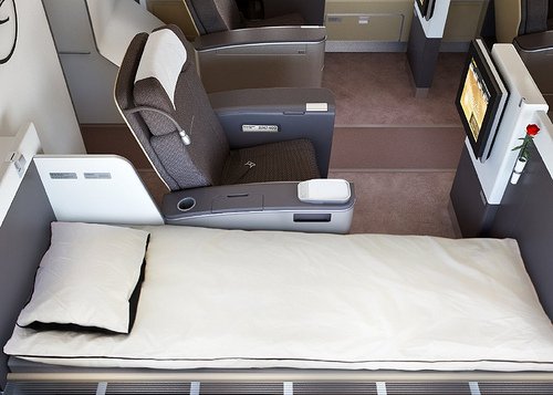 Das ehemalige zusätzliche First Class Bett