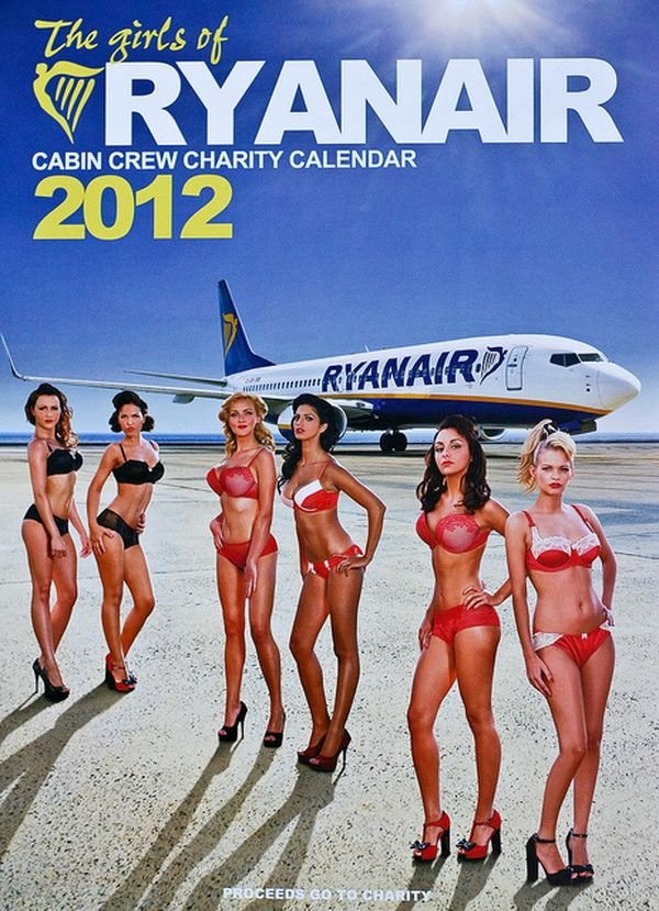 Der legendäre Pin-up Kalender von Ryanair 