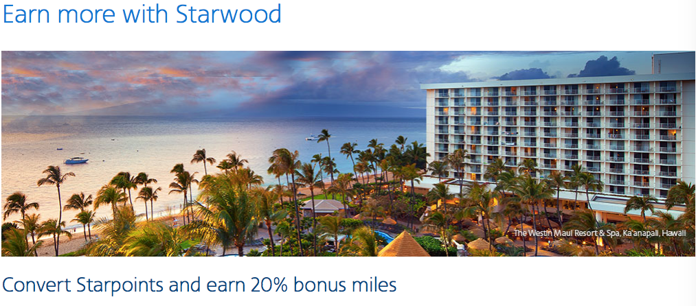 Das Programm von Starwood packt nochmal 20% Bonusmeilen oben drauf. 
