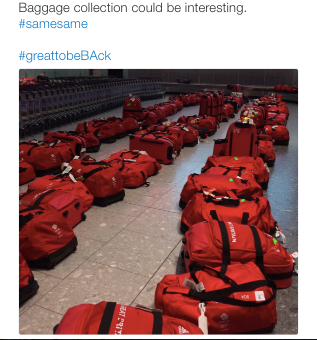 Die Twitter Seite von Team GB
