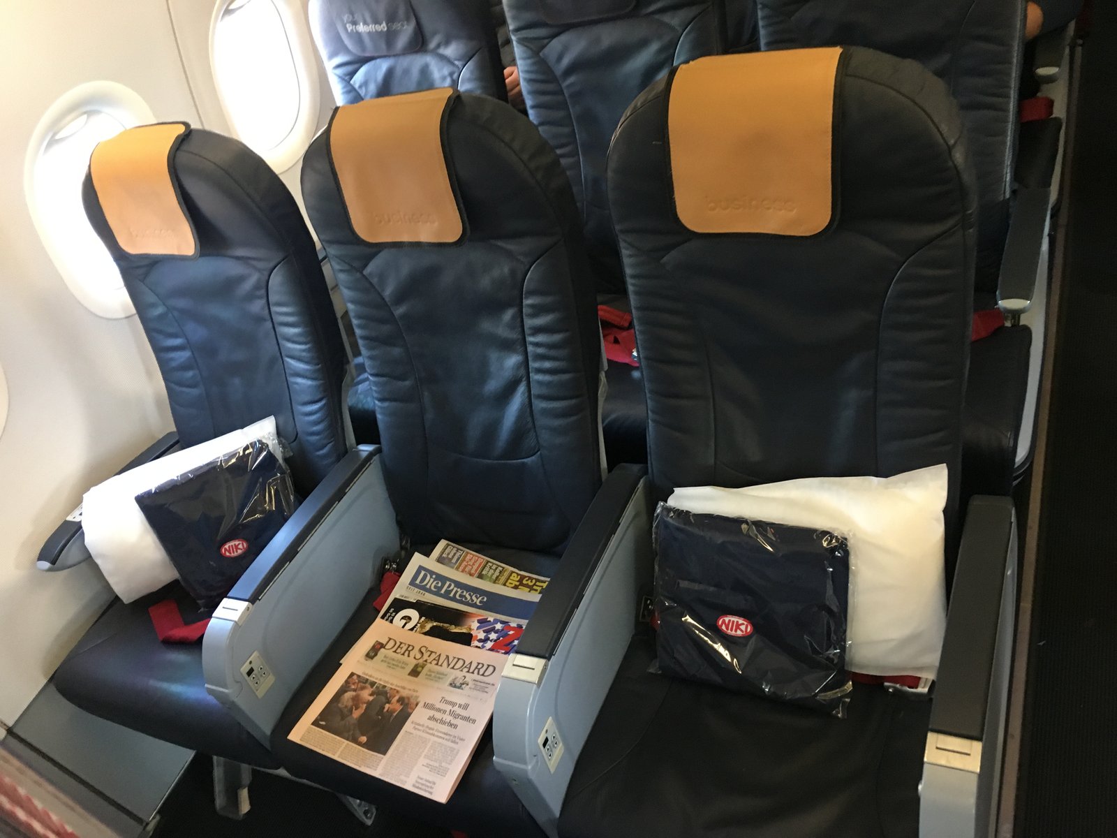 European Business Class bei airberlin
