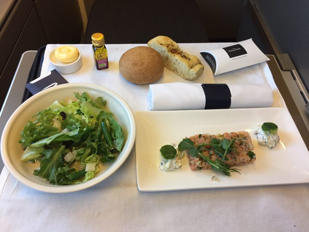 British Airways Business Class CLUB Vorspeisen