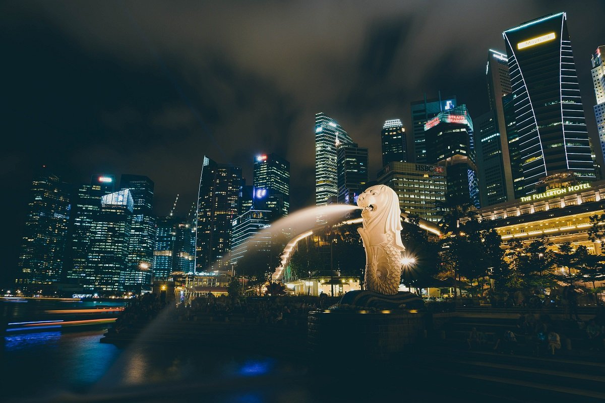 Singapur bei Nacht