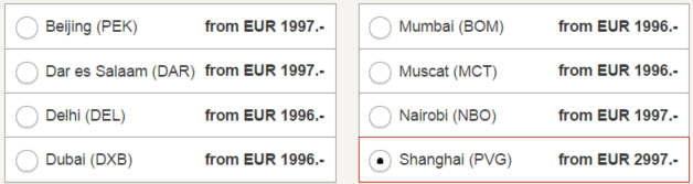 Swissv First Class Companion Sale