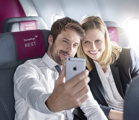 Discover FlyNet: Eurowings Discover erweitert Angebot an Bord chnelles Internet an Bord der Langstrecke mit Discover FlyNetJ / Bild: Görlich
