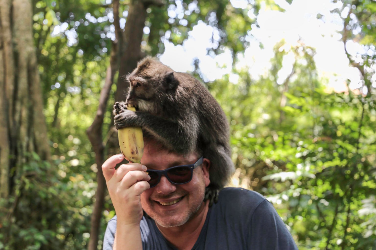 Ulf-Gunnar Switalski im Monkey Forest Ubud