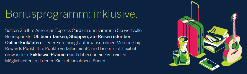 Die American Express Green Kreditkarte - Mit jedem Einkauf Punkte sammeln