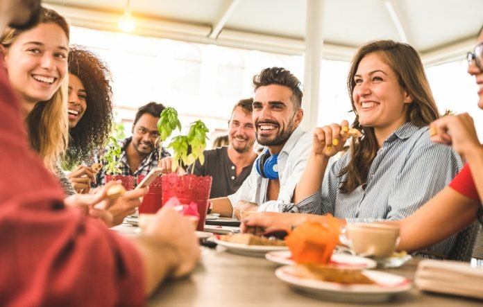 Meilen beim Restaurantbesuch