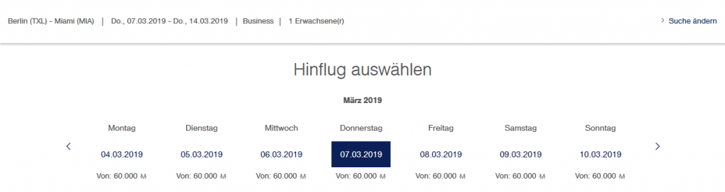 Lufthansa Meilenschnäppchen Oktober 2019