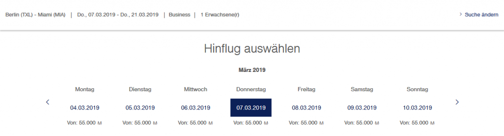Lufthansa Meilenschnäppchen Oktober 2019