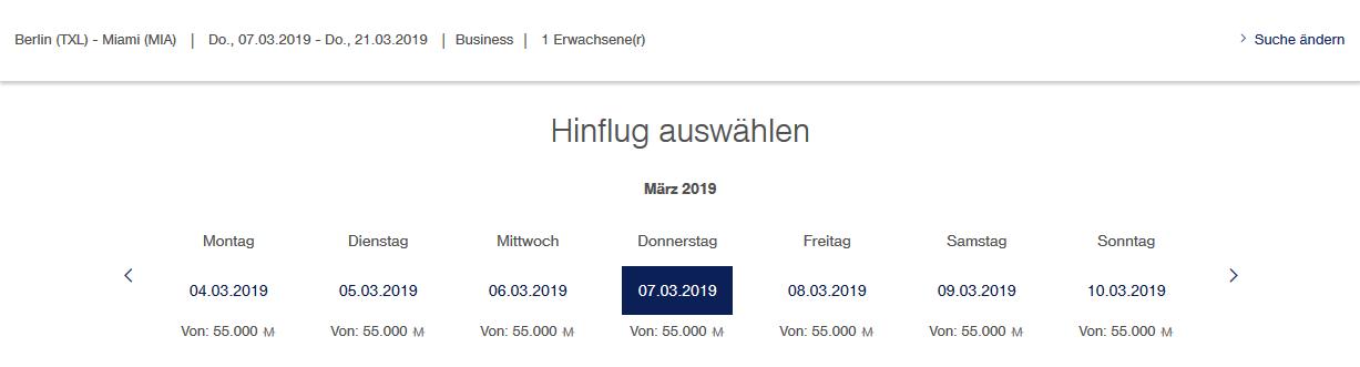 Lufthansa Meilenschnäppchen November