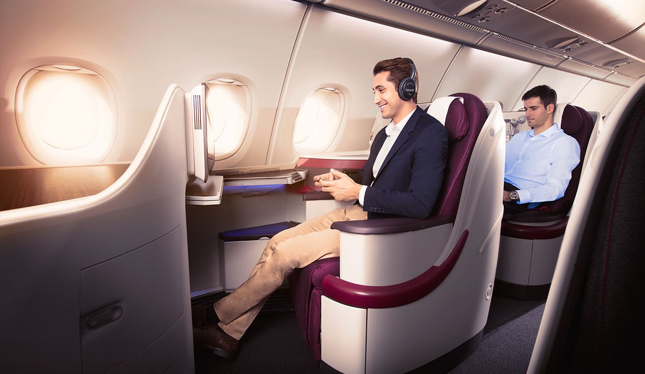 Qatar A380 Business Class