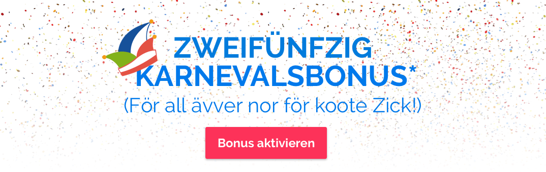 Cashback im Karneval