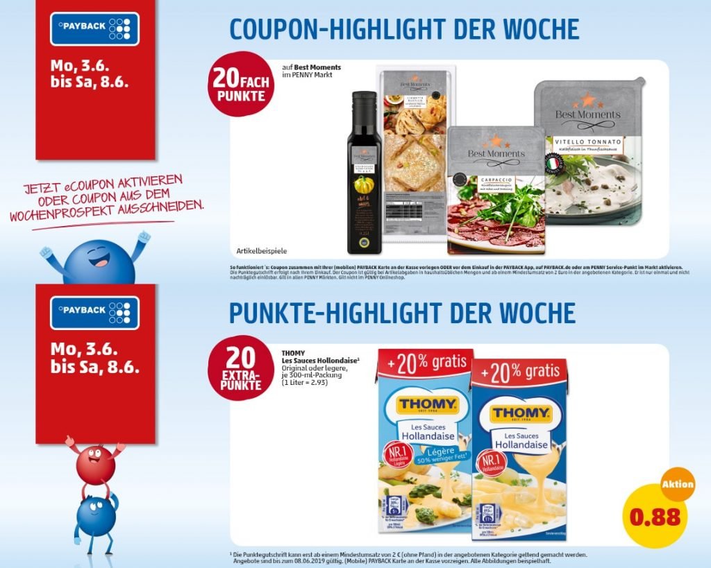 550 PAYBACK Punkte bei PENNY bekommen