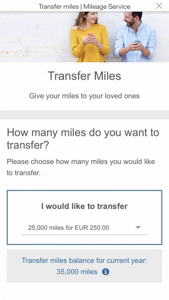 Schritt 3: Bei Mileage Services by Loylogic mit der Miles and More Servicekartennummer einloggen.