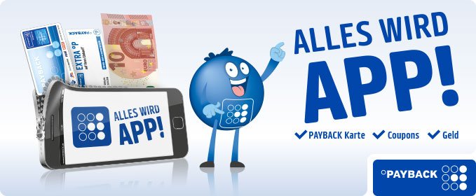 Payback App mit Karte, Coupons und Mobile Payment
