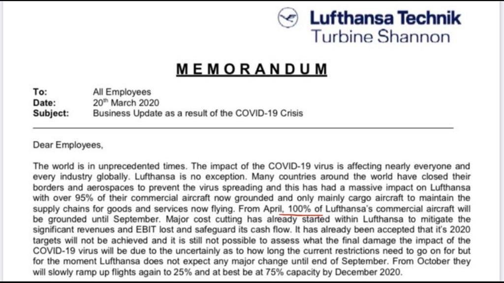 Lufthansa fliegt bis September nicht