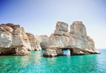 Kleftiko Beach auf Milos Griechenland