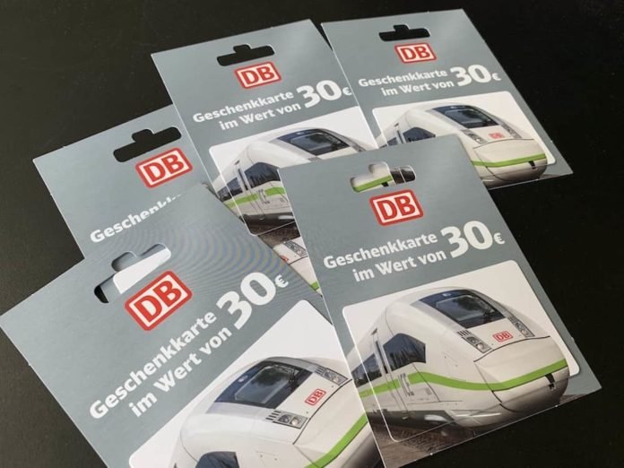 Bahn Gutschein kaufen