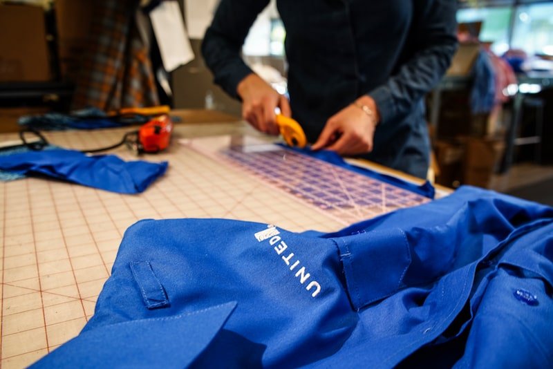 United Airlines Upcycling Idee mit Looptworks 
