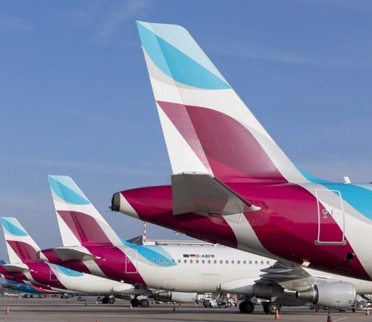 Mit Eurowings doppelte Prämienmeilen sammeln eurowings Flugzeuge