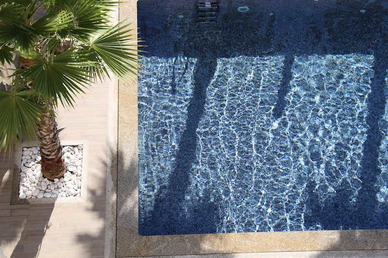 Pool von oben im Hotel Vila Galé Collection Braga