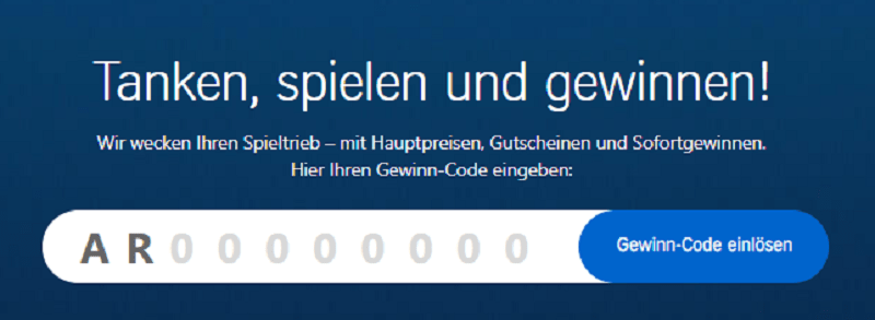 Aral Monopoly 2020 online Gewinncode eingeben