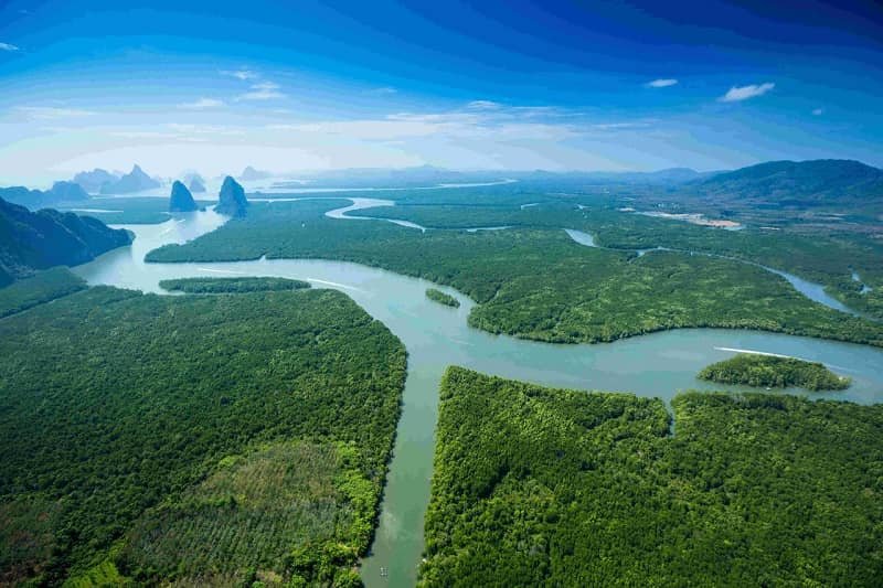 Die Natur in Thailand genießen