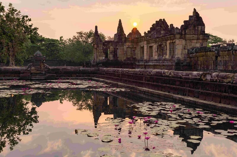 Malerische Tempel in Thailand