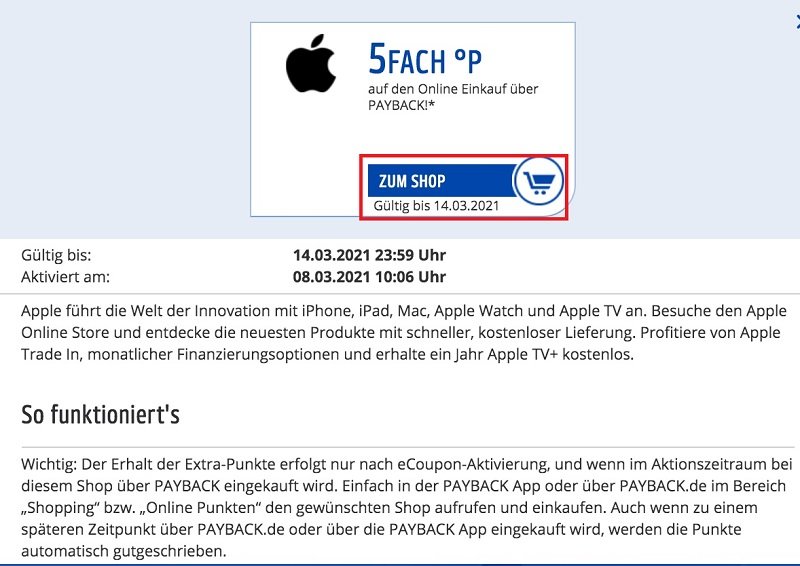 Bei Apple punkten