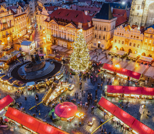 Aufwachen in einem Weihnachtsmärchen in Prag