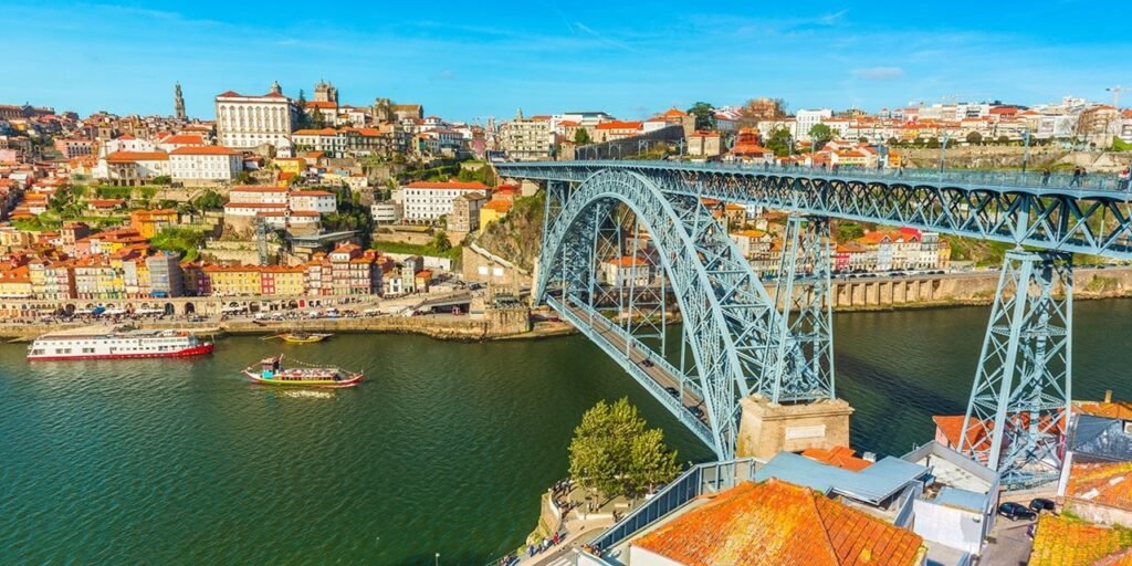 Brücke Dom Luís I in Porto