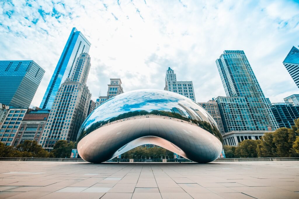 Cloud gate, Chicago,