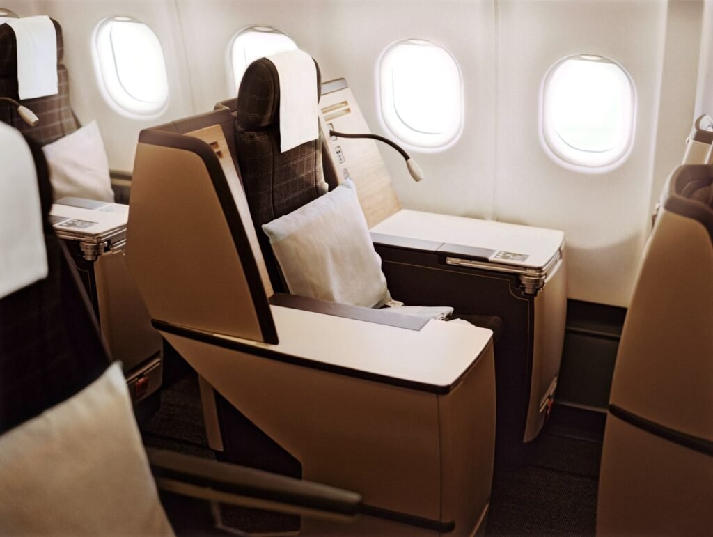 Viel Komfort in der Swiss Business Class