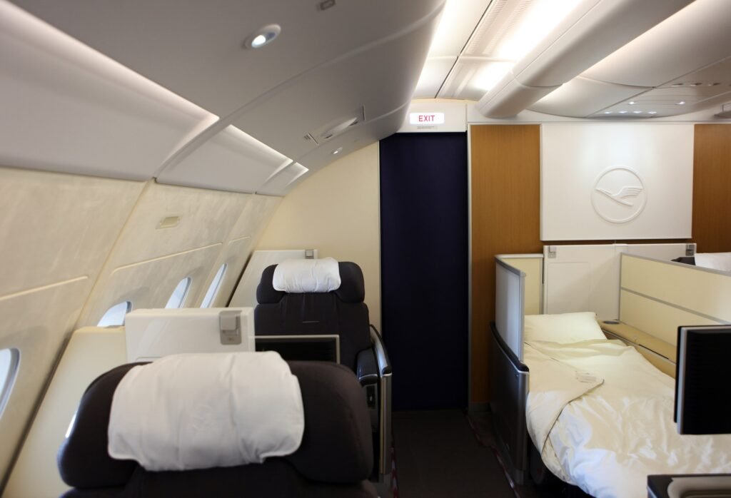 Blick in die First Class des Airbus A380 