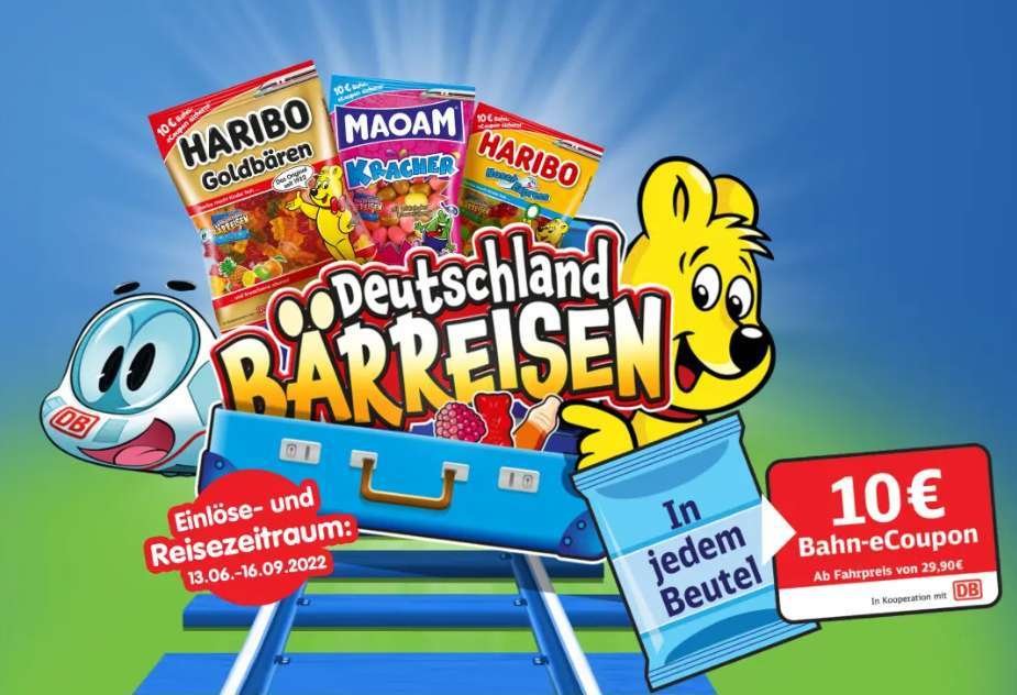 Deutsche Bahn Gutschein HARIBO eCoupon