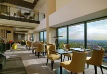 The Westin Grand Munich: Gewinne 2 Nächte für 2 The Westin Grand Munich Westin Club Lounge mit fantastischem Ausblick