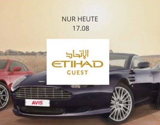 20.000 Bonusmeilen von Etihad und 15% Rabatt 20.000 Bonusmeilen von Etihad und 15% Rabatt bei Avis
