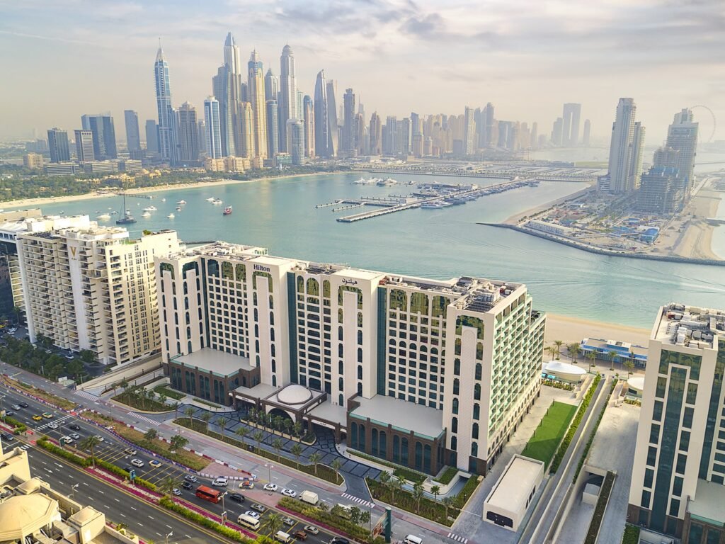 Hilton Dubai Palm Jumeirah Aerial / Copyright © 2022 Hilton