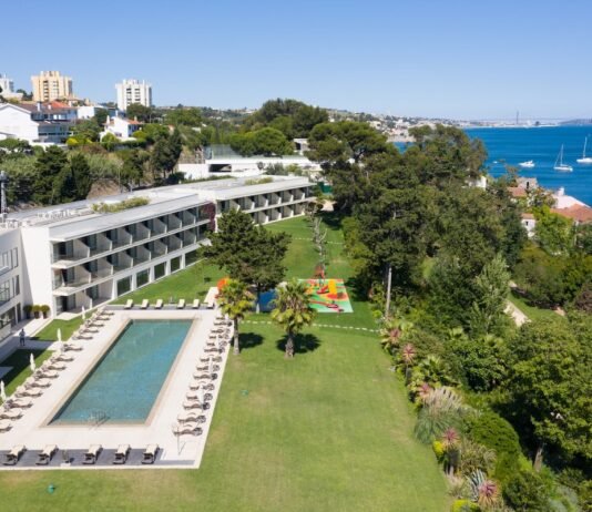 Wie ist das Hotel Vila Galé Palácio dos Arcos? Hotel Vila Galé Palacio dos Arcos von oben