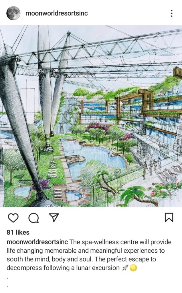 Das erste Moon World Resort in Dubai / Bildquelle: Instagram @moonworldresortsinc