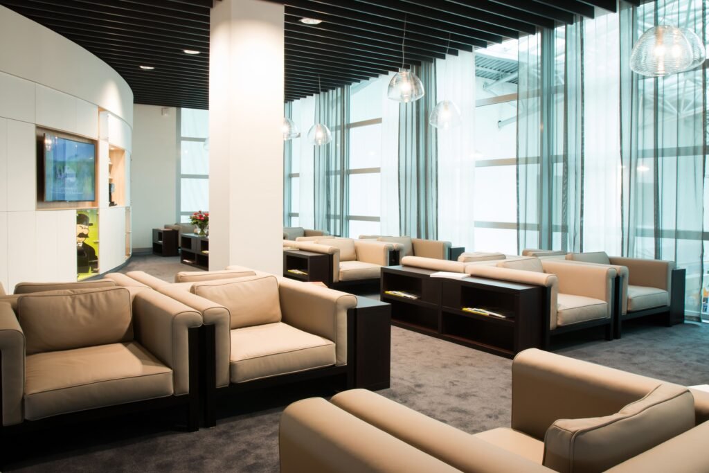 Brussels Flughafen Lounge: The Loft by Brussels Airlines & Lexus - Sitzecke