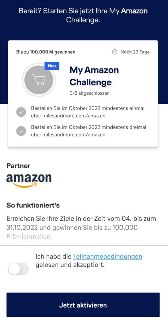 My Amazon Challenge