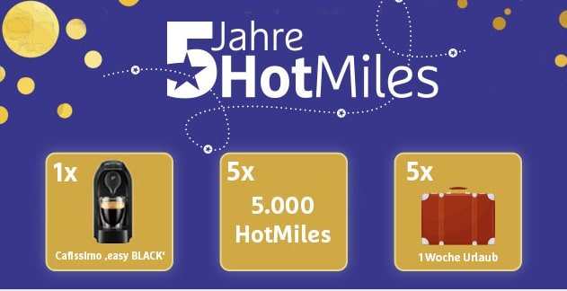 H-Hotels Gewinnspiel: 5 Jahre HotMiles