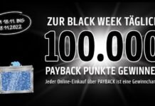 Das PAYBACK Black Week Gewinnspiel: 100.000 Punkte gewinnen Das Payback Black Week Gewinnspiel