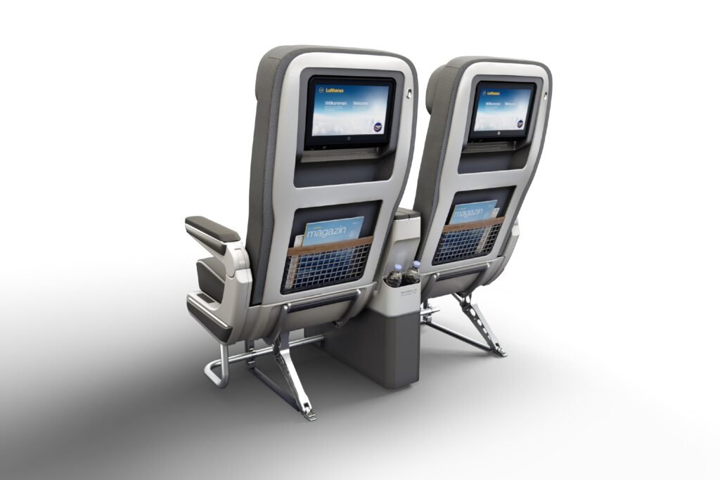 Premium Economy Class in der Boeing 747-8