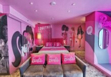 Hilton präsentiert die Barbie Suite in Bogotá Hilton Bogota Corferias präsentiert die erste Barbie Hotel Suite in der kolumbianischen Hauptstadt mit einer Vielzahl von Barbie-Themenprogrammen. Verfügbar bis Juli 2024. Copyright (c) Hilton