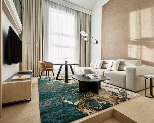 Marriott Bonvoy: Nightly Upgrade Awards wird die neue Bezeichnung fĂĽr Suite Nights Awards The Westin Grand Frankfurt. Bildcredit: Marriott International