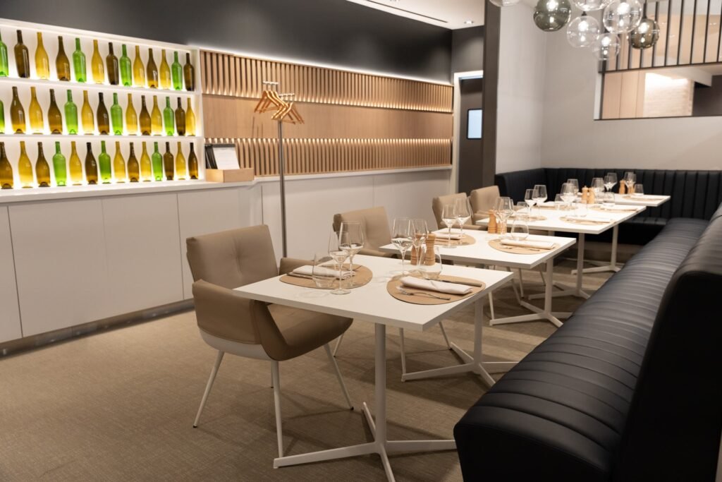 Lufthansas neue Premium-Lounge in Newark.