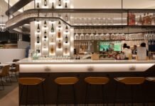 Lufthansa eröffnet neue Premium-Lounge in Newark Am Newark Liberty International Airport in New Jersey hat Lufthansa eine neue Premium-Lounge eröffnet, die Reisenden vor dem Abflug einen komfortablen Rückzugsort bietet. (c) Lufthansa